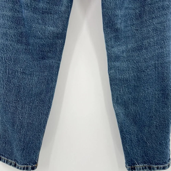 Zara Jeans Slim Straight Leg High Rise Dark Wash Blue Denim Women’s Size 2 - Picture 6 of 8